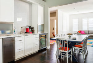 Moehl Millwork provided cabinets and countertops for this kitchen project.