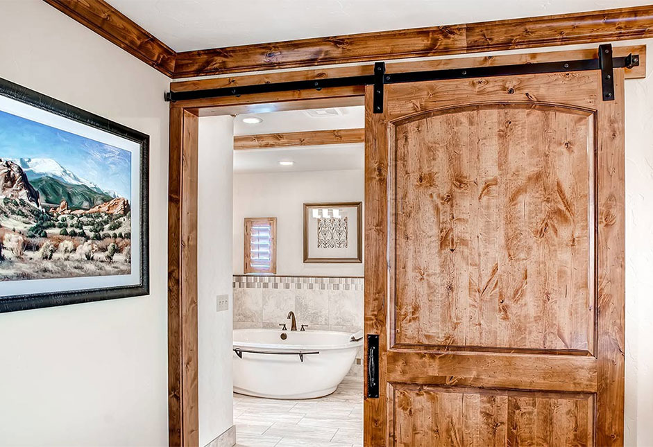 Moehl Millwork can provide Goldberg Brothers hardware for your interior sliding barn doors.