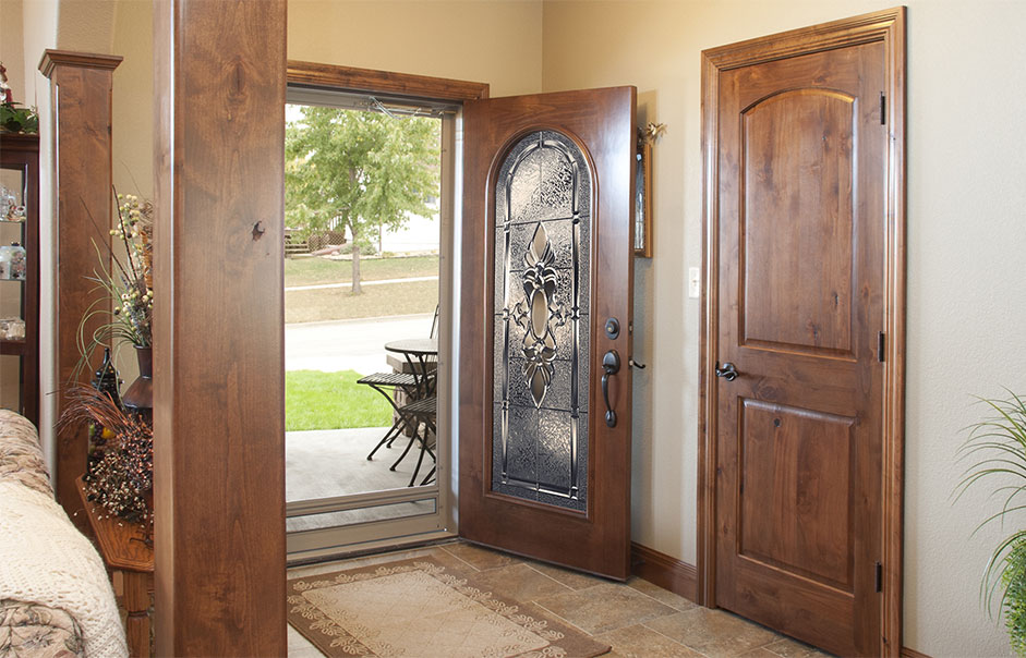 An exterior door from Koch & Co that can be supplied by Moehl Millwork.